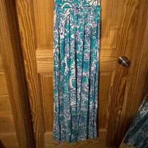 Lilly Pulitzer Holbrook Maxi Dress in Montauk Seafoam Green